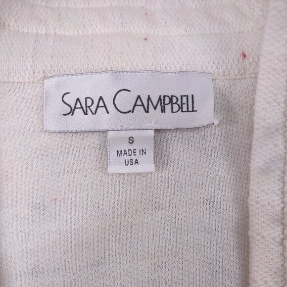 Sara Campbell Open Front Cardigan, Size Small - Picture 3 of 9
